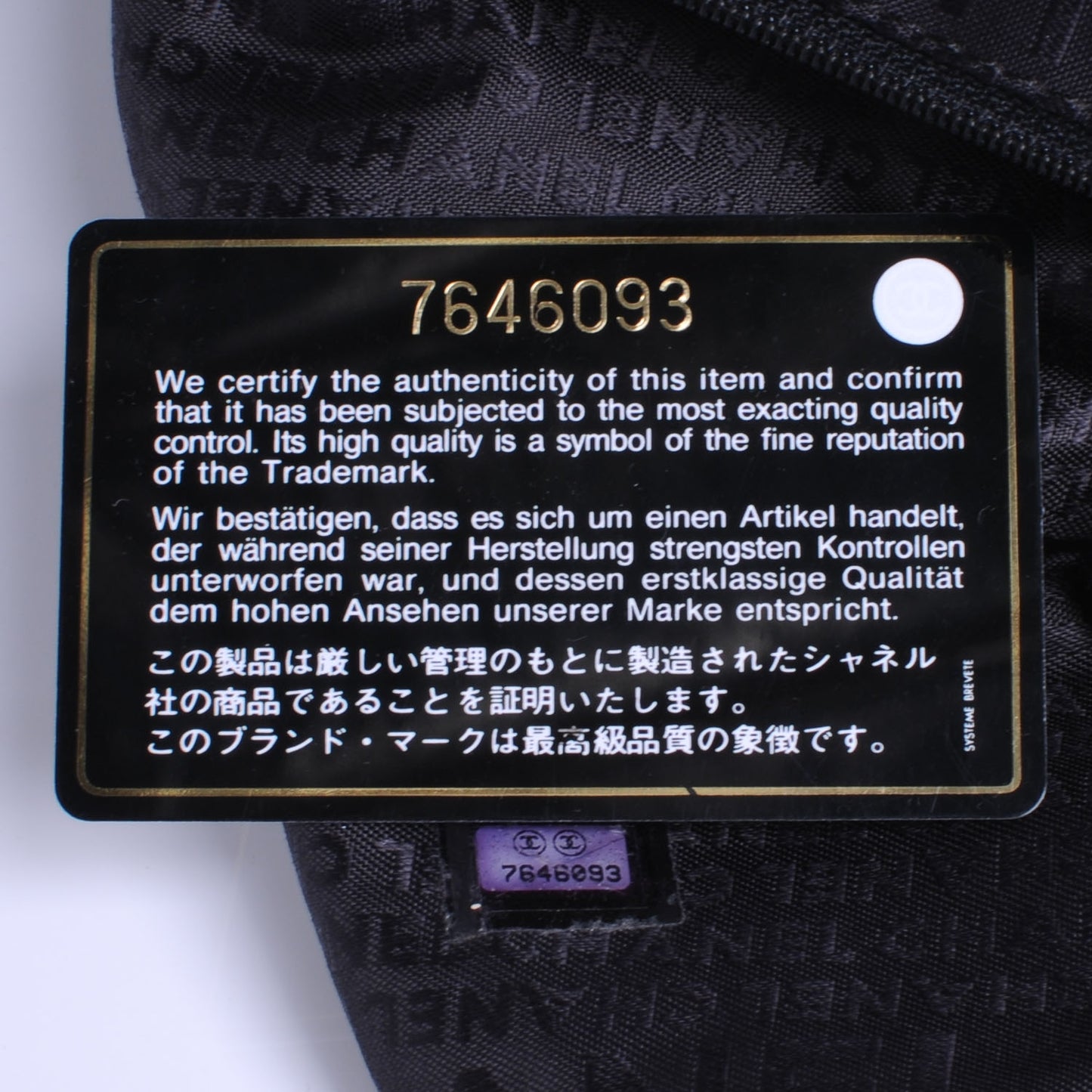 Leather Square Stitched Handbag Black