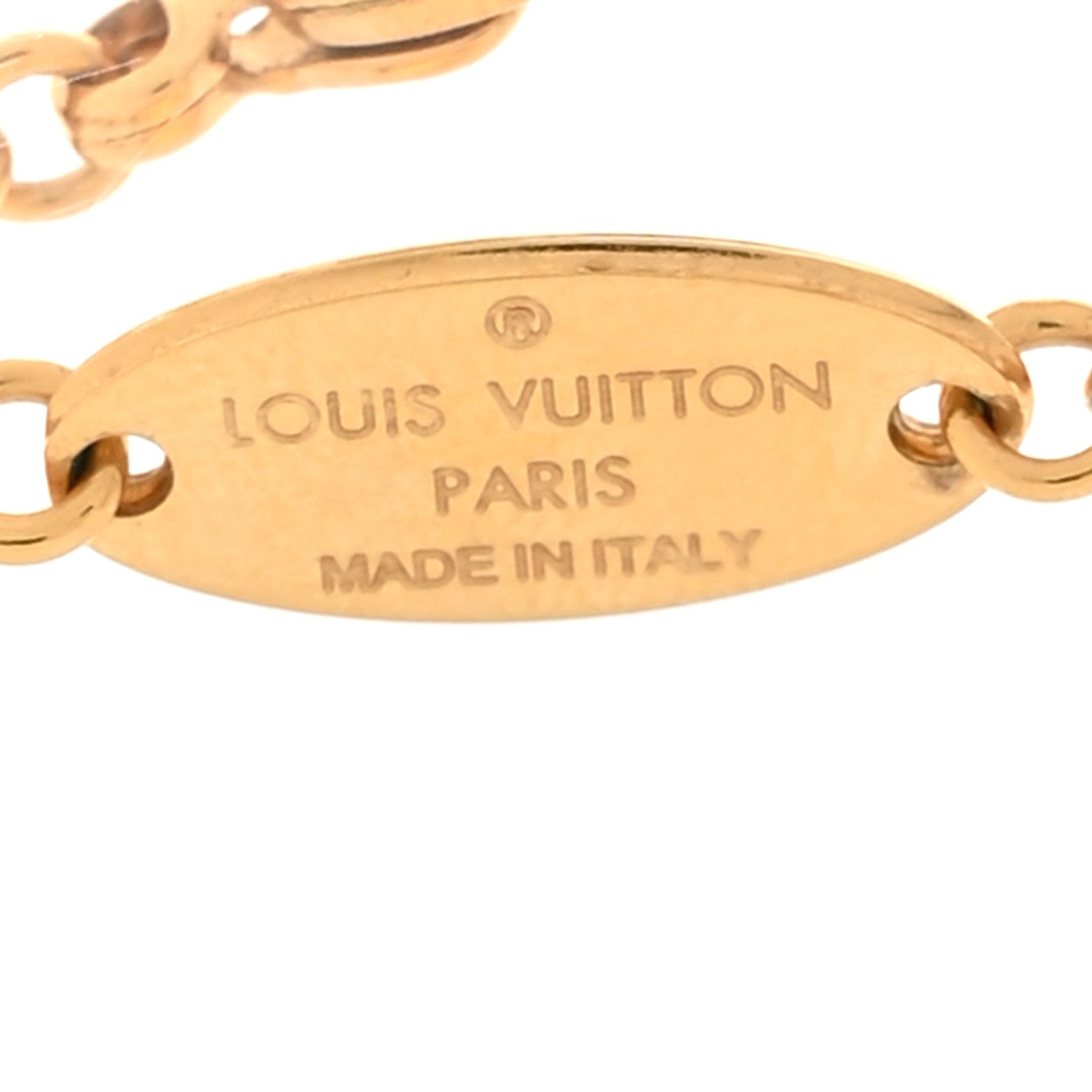 Louis Vuitton Metal Twiggy Flower Necklace Gold 4 of 7