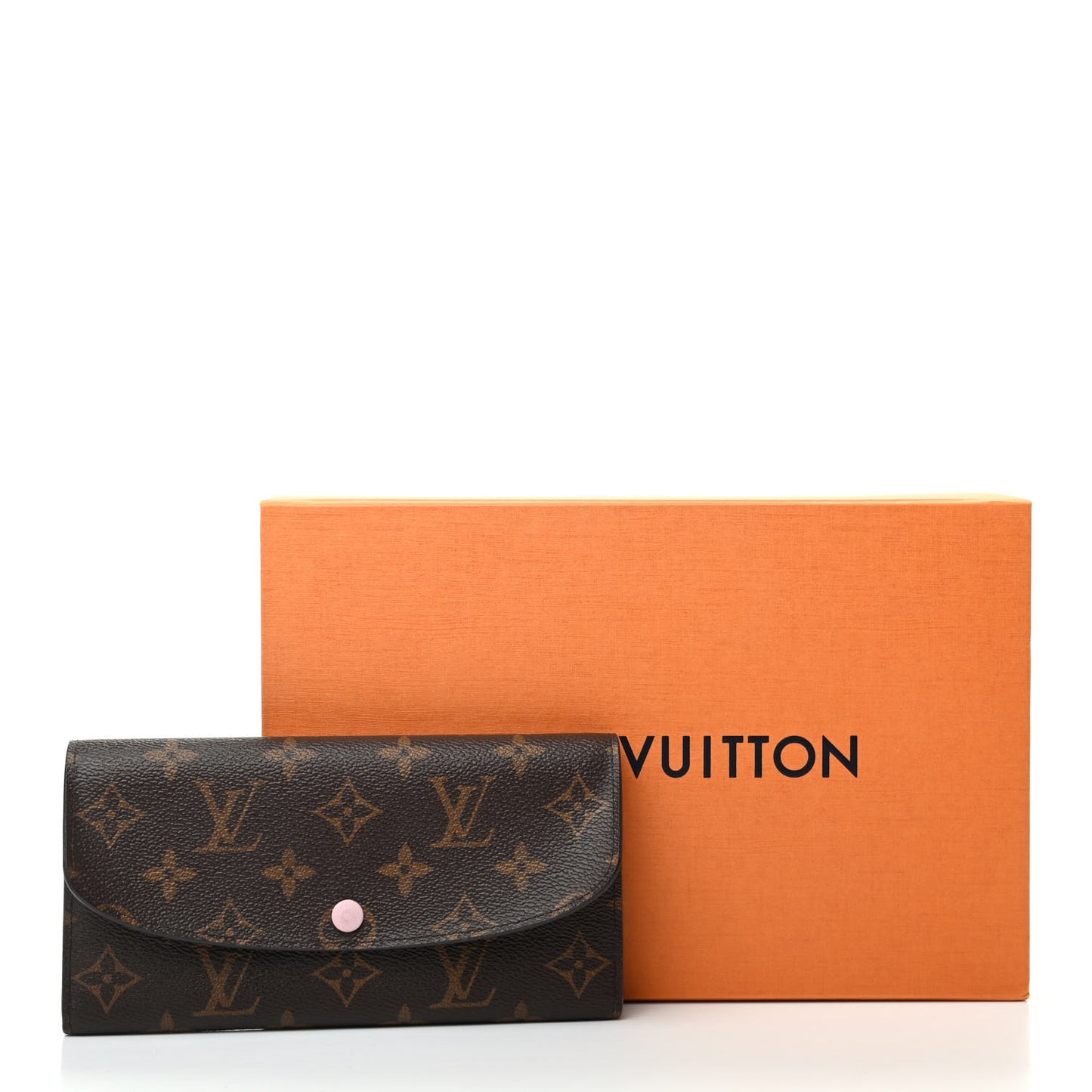 Monogram Emilie Wallet Rose Ballerine