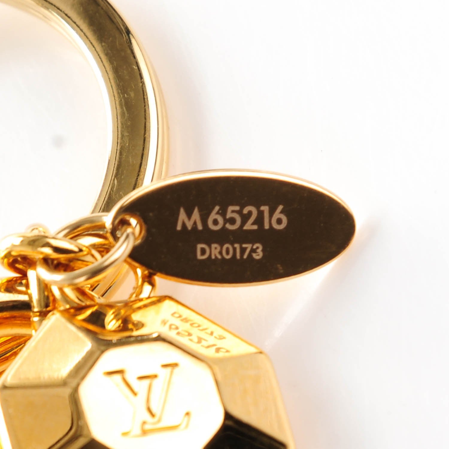 Louis Vuitton LV Facettes Key Holder Gold 3 of 5