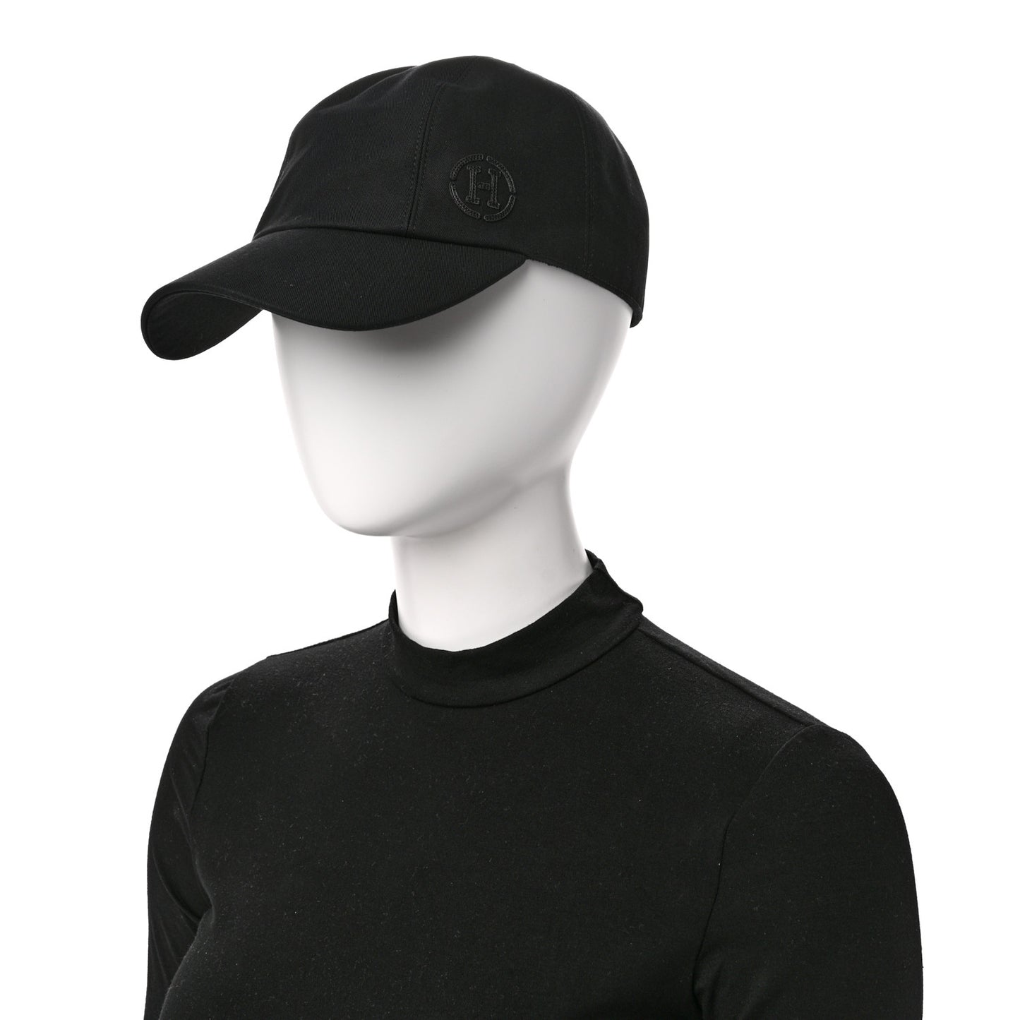 Cotton Miles H Circle Hat 58 Black