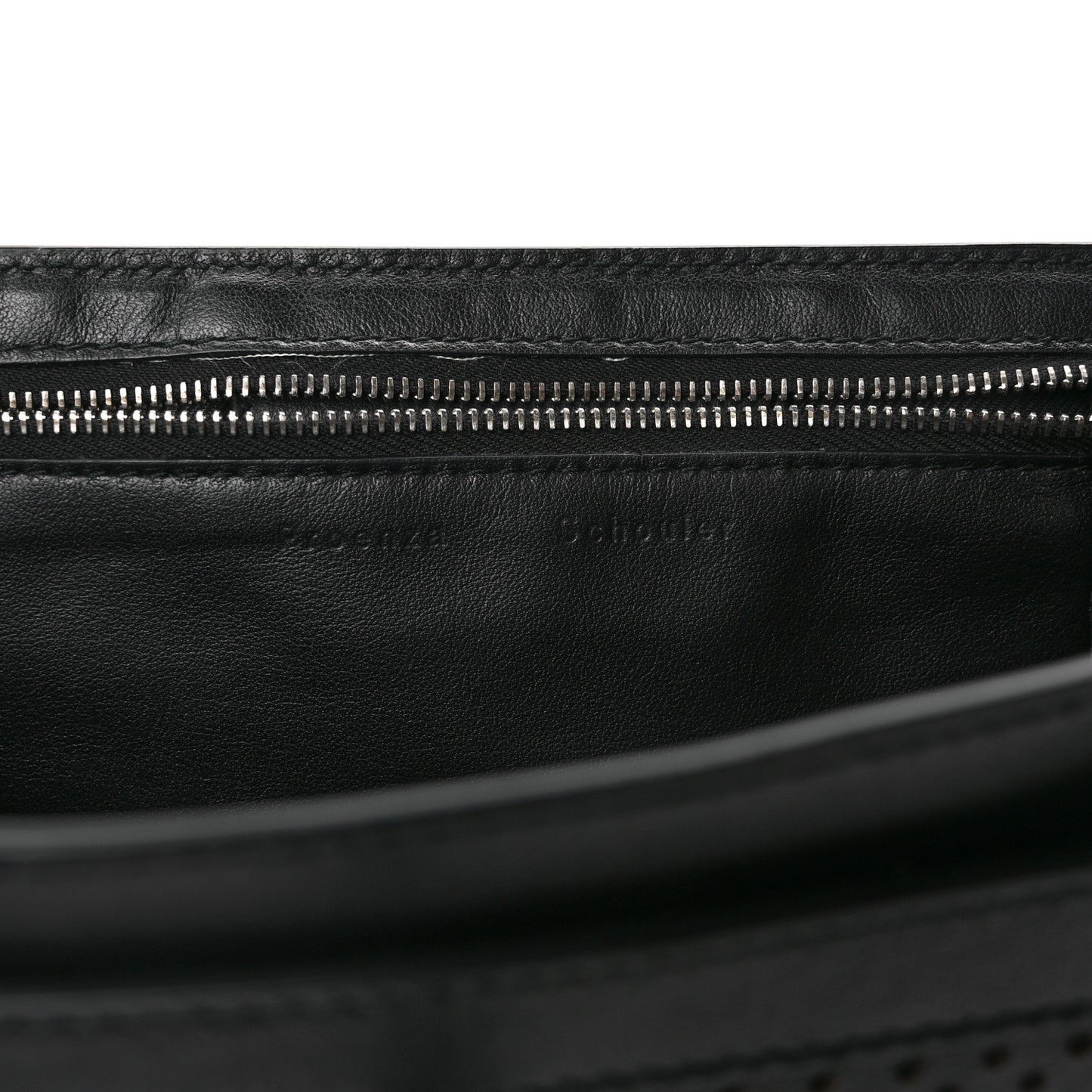 Grained Calfskin Tiny PS1 Satchel Black