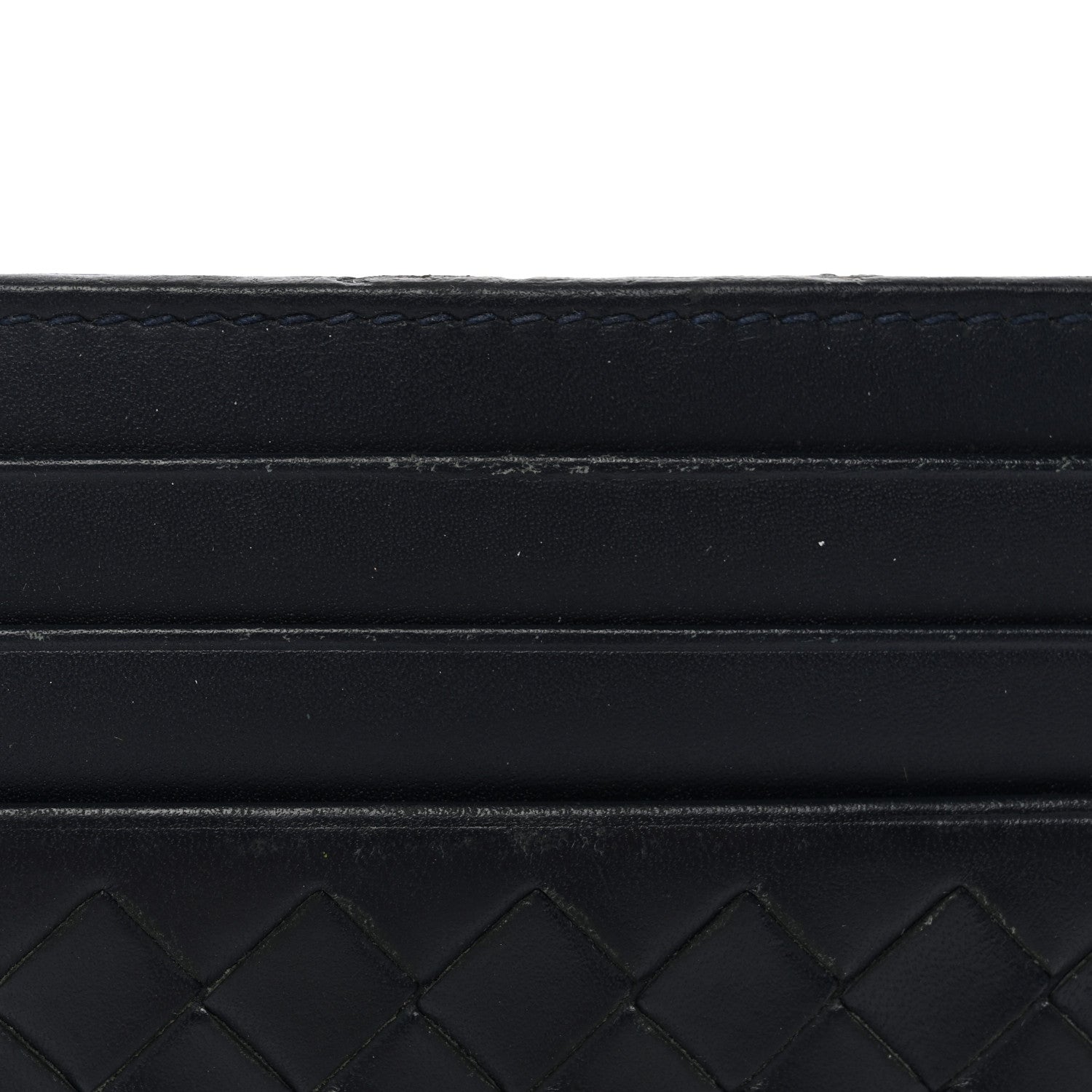 Bottega Veneta Nappa Intrecciato Card Holder Deep Blue 8 of 11