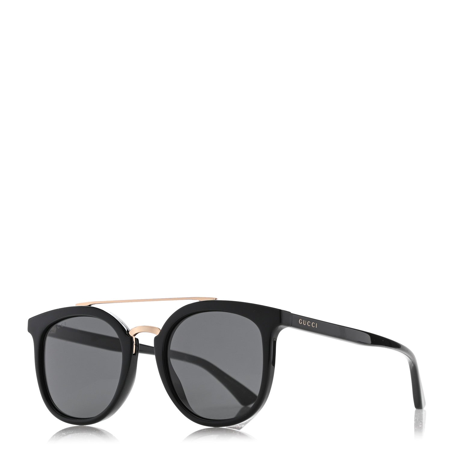 Gucci Sunglasses GG0403S Black Gold 1 of 7