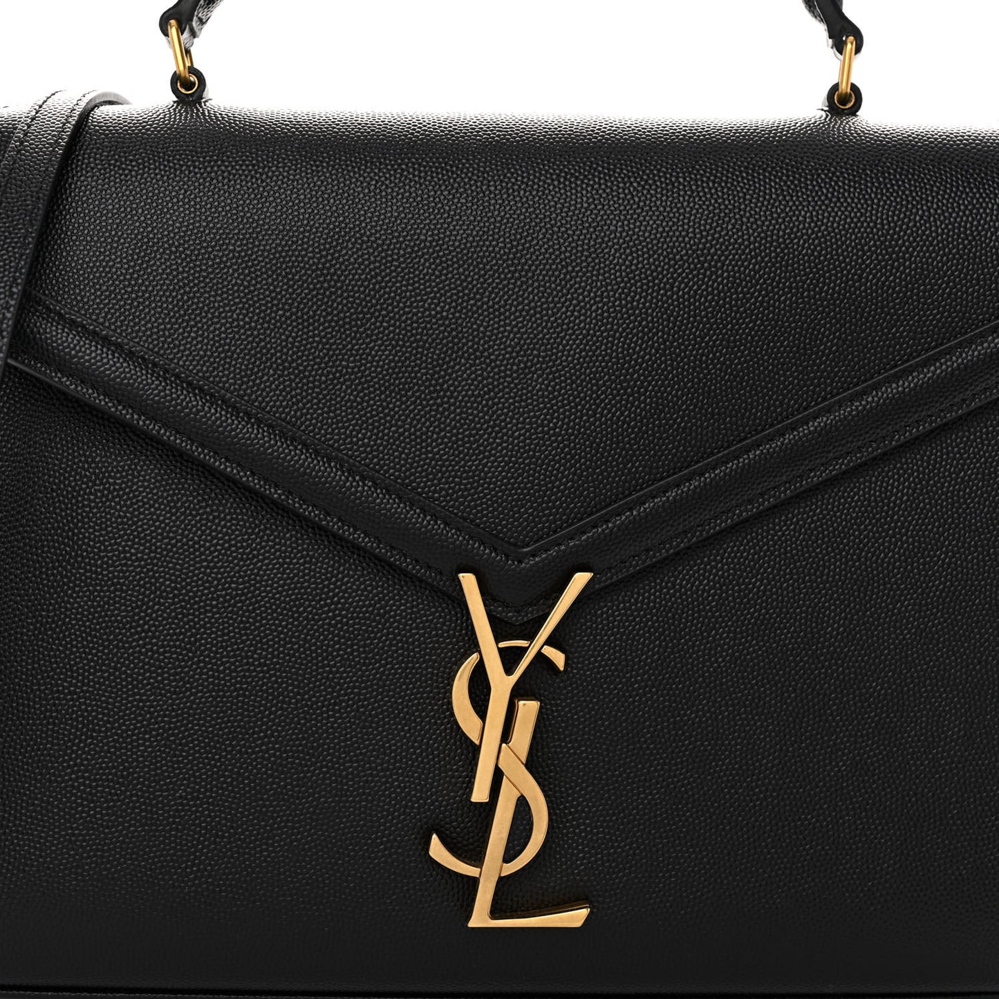 Grain de Poudre Medium Classic Monogram Cassandra Top Handle Black