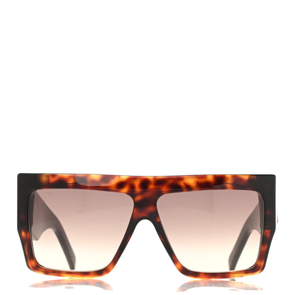 Celine Acetate Rectangular Sunglasses CL400921 Dark Havana 2 of 8