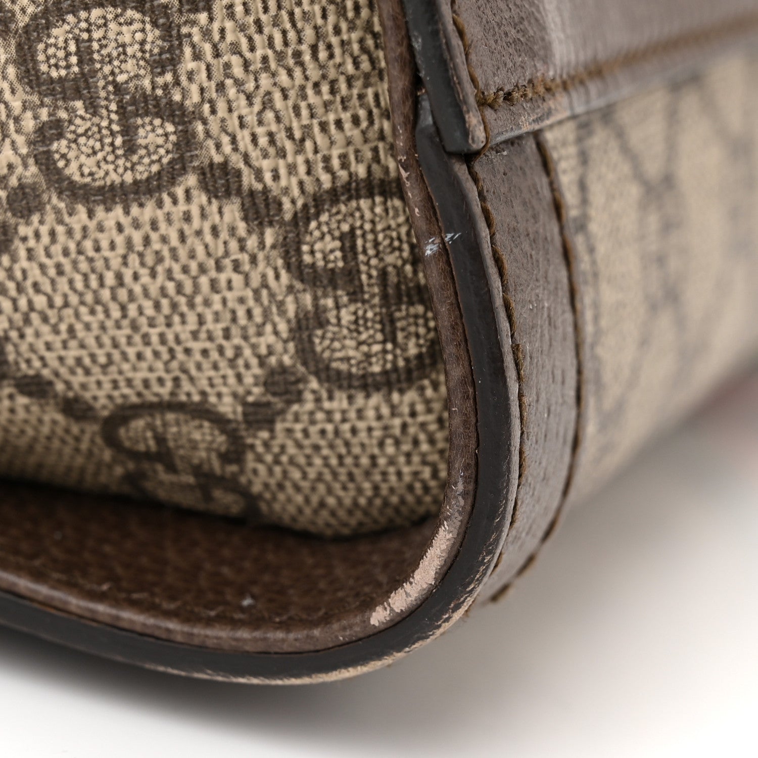 Gucci GG Supreme Monogram Web Medium Ophidia Tote Bag Brown 14 of 17