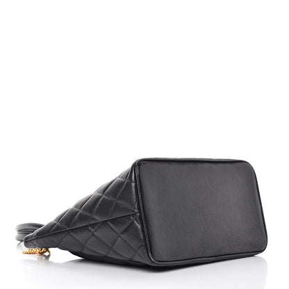 Chanel Caviar Quilted Medallion Tote Black 4 of 14