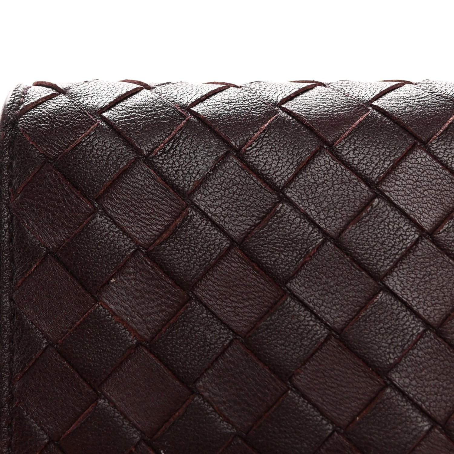 Bottega Veneta Nappa Intrecciato Flap Wallet Bordeaux 9 of 11