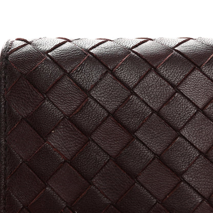 Bottega Veneta Nappa Intrecciato Flap Wallet Bordeaux 9 of 11