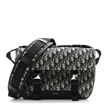 Christian Dior Homme Oblique Explorer Messenger  Blue 1 of 9