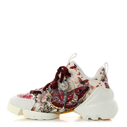 Christian Dior Neoprene Rubber Champetre Print Womens D-Connect Sneakers 36 White Multicolor 1 of 9