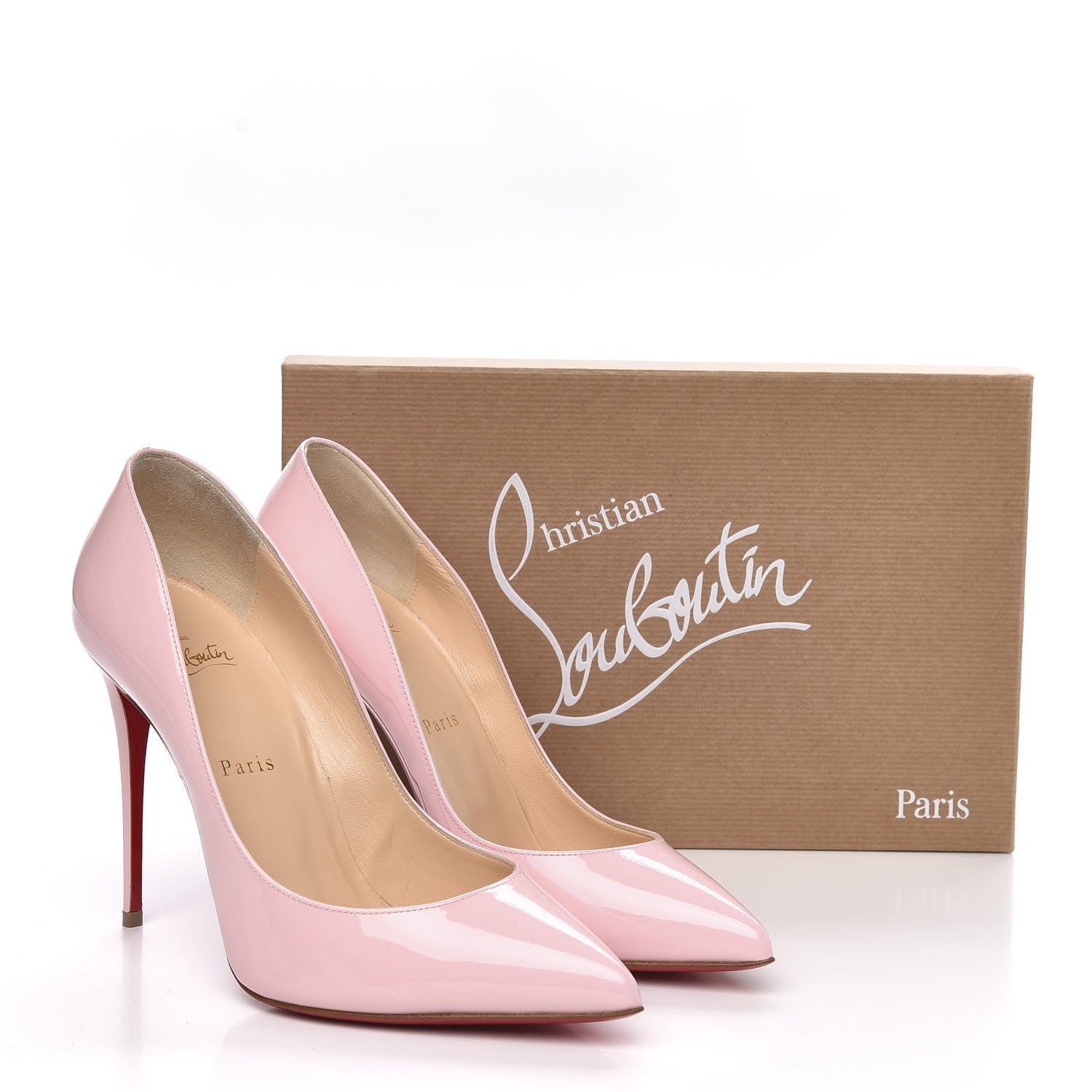 Christian Louboutin Patent Pigalle Follies 100 Pumps 39.5 Pompadour 8 of 8