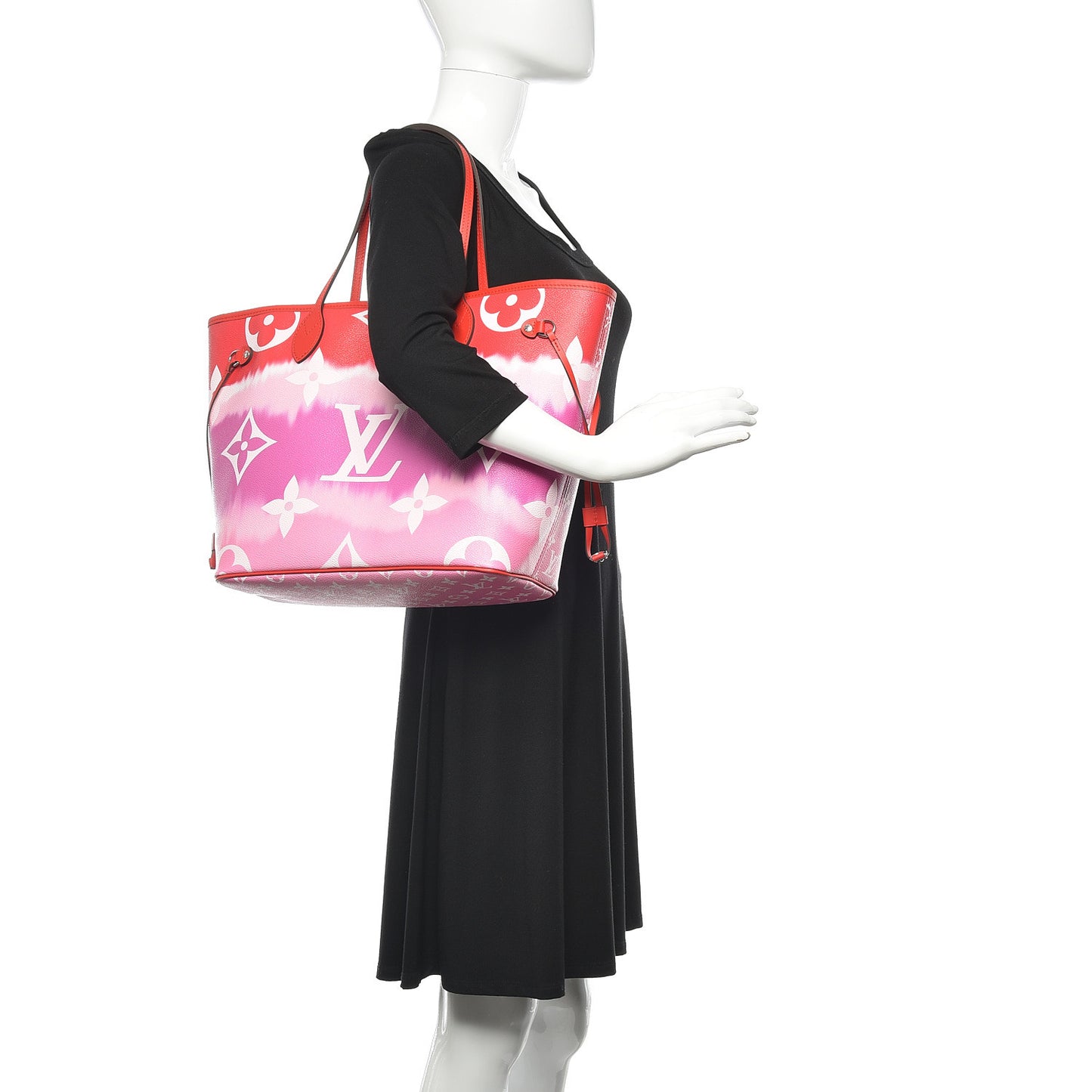 Monogram Escale Neverfull MM Rouge
