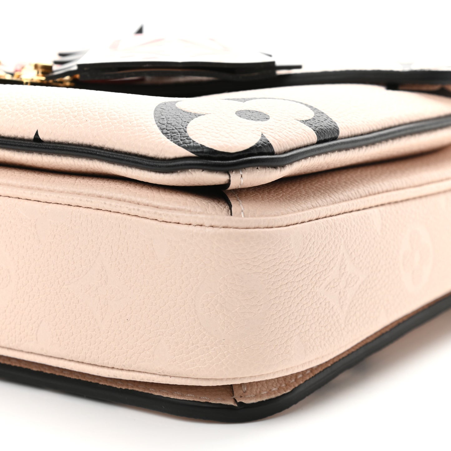 Empreinte Monogram Giant Crafty Pochette Metis Creme Black