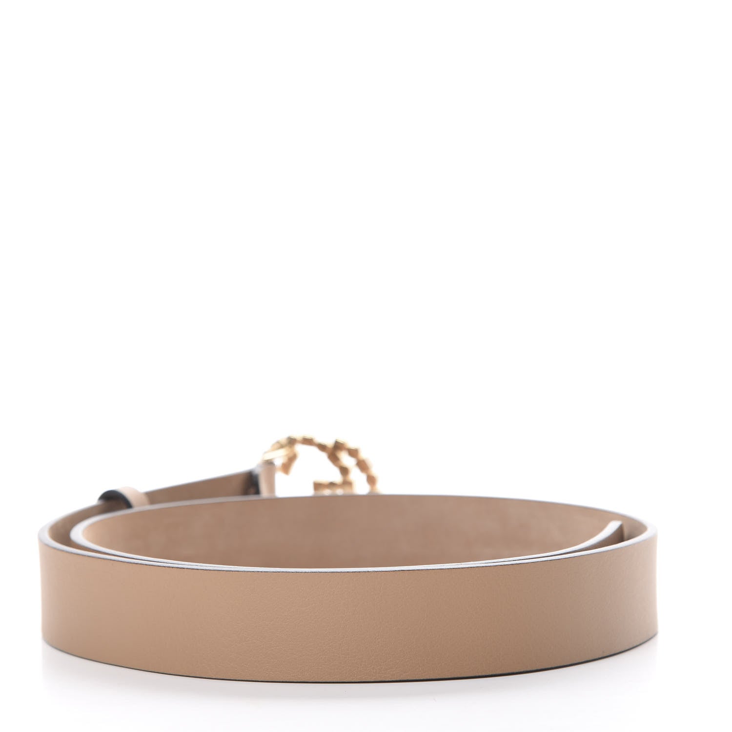 Gucci Calfskin Studded Interlocking G Belt 85 34 Rose Beige 2 of 7