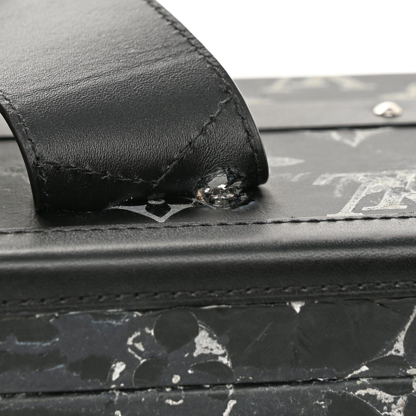 Reflective Petite Malle Black