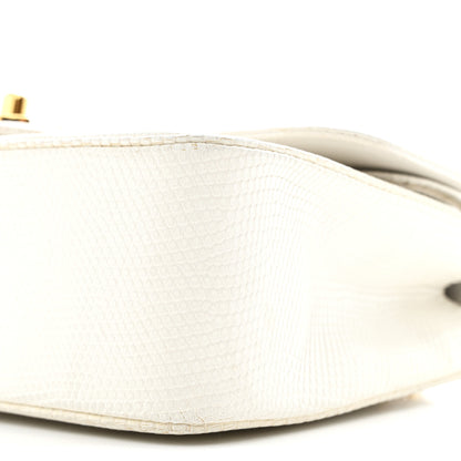 Chanel Lizard Small Double Flap White 21 of 25