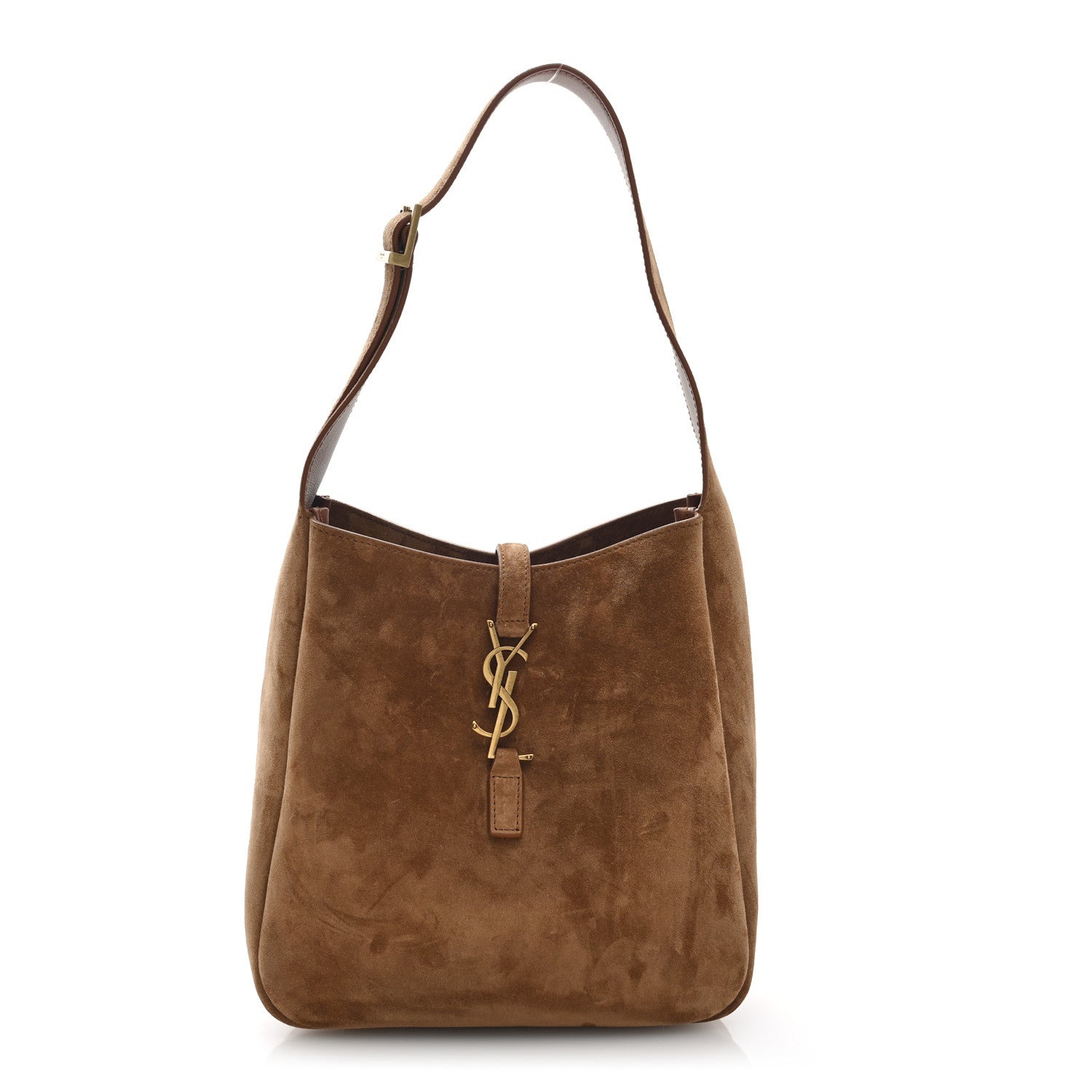 Saint Laurent Suede Small Le 5 A 7 Soft Hobo Snuff 1 of 9