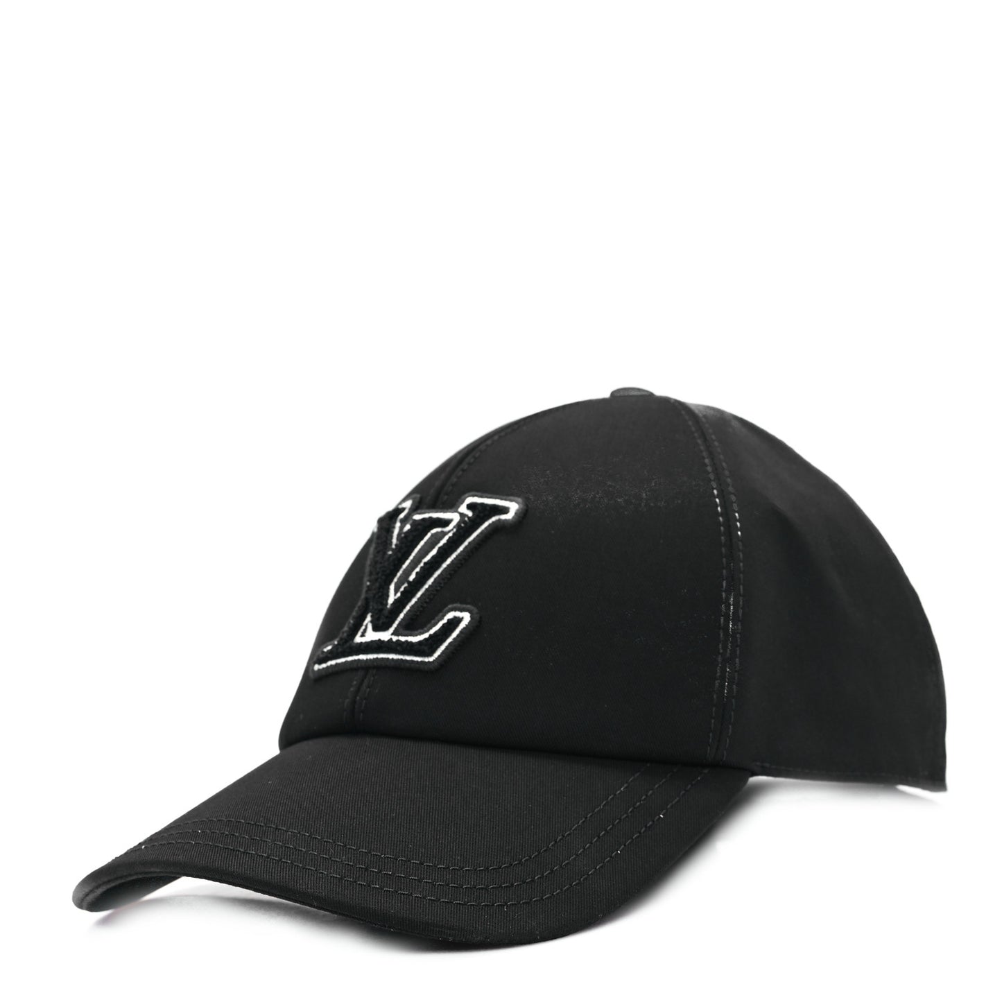 Cotton LV signature Cap  Black