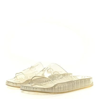 Gucci Rubber Mens Pursuit Slide Sandals 8 Transparent 3 of 10