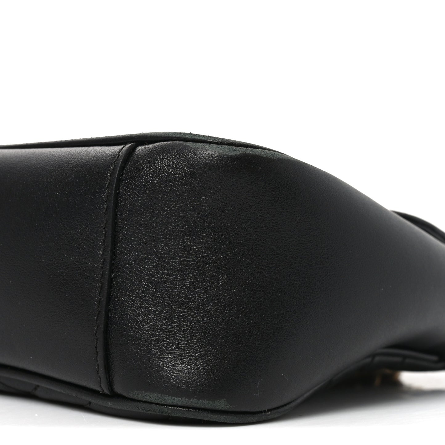 Calfskin Matelasse Small GG Marmont Shoulder Bag Black