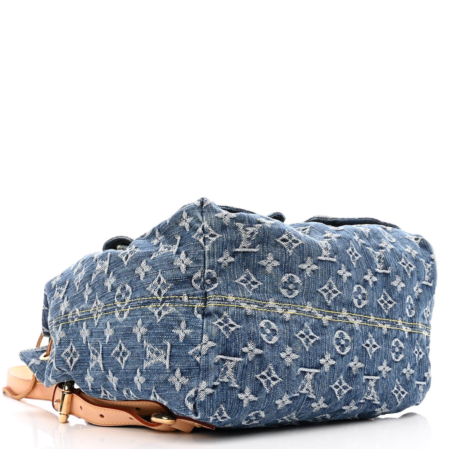Louis Vuitton Denim Sac a Dos Backpack GM Blue 4 of 9