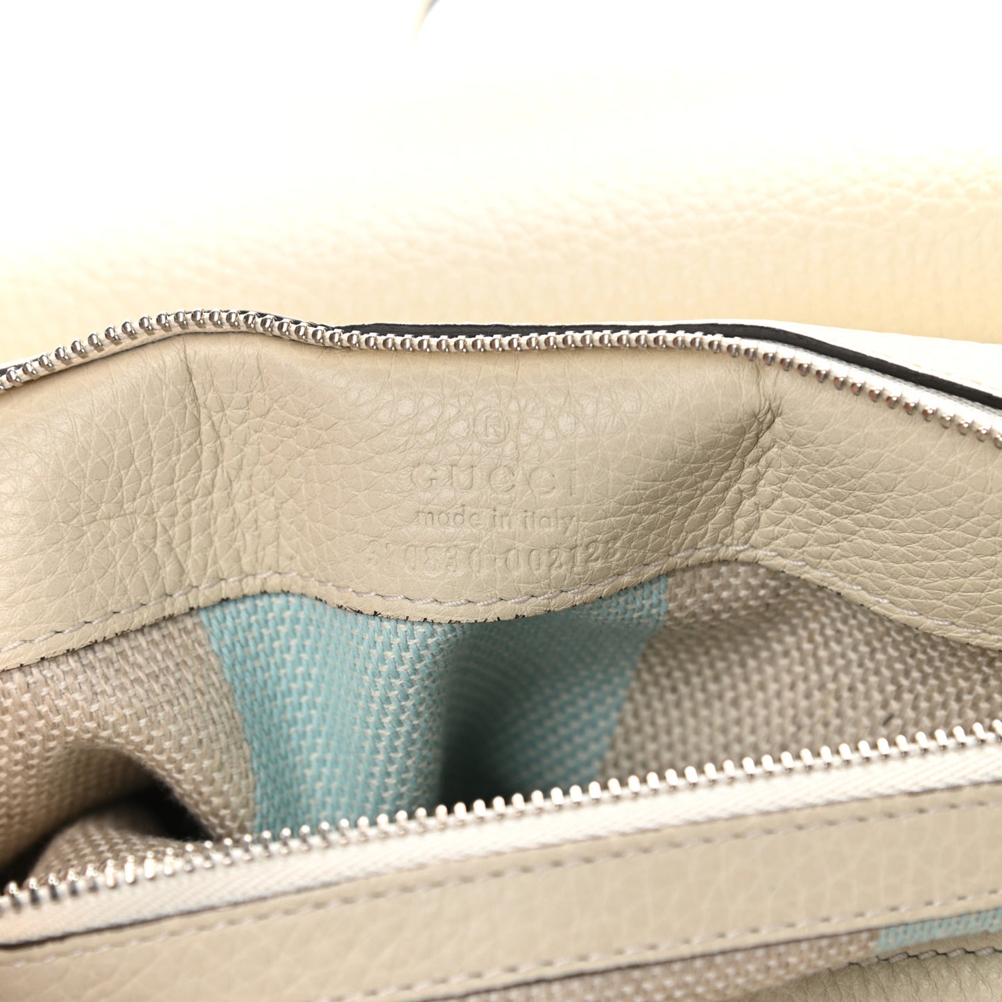 Cellarius Calfskin Large Bamboo Daily Top Handle Bag Mystic White