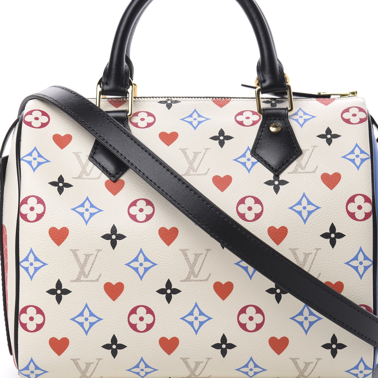 Louis Vuitton Game On Speedy Bandouliere 25 White 9 of 12