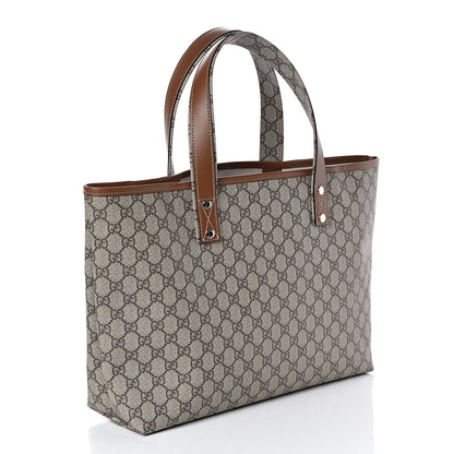 Gucci GG Plus Monogram Medium Signature Web Loop Tote Brown 3 of 9