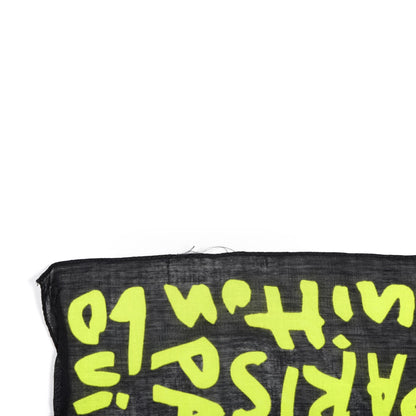 Louis Vuitton Cotton Graffiti Bandana Green 2 of 3