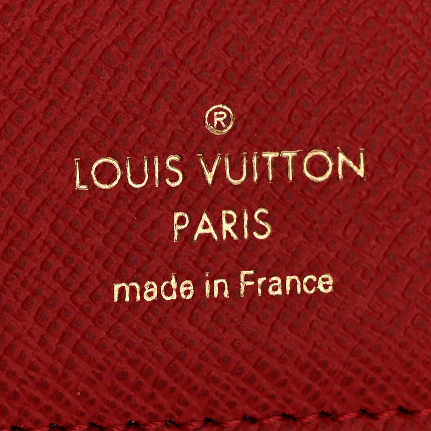 Damier Ebene Victorine Wallet Red