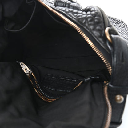 Alexander Wang Pebbled Lambskin Rockie Black Antique Brass Hardware 4 of 14