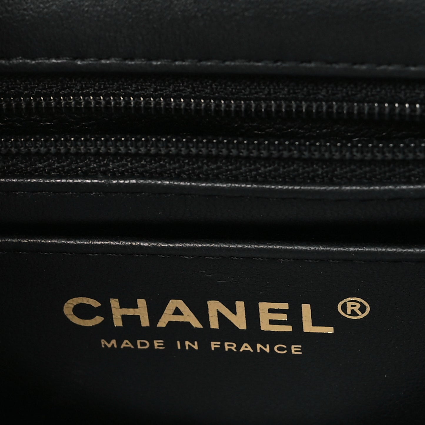 Lambskin Resin Crystal Square Quilted Mini Monacoco Flap Black