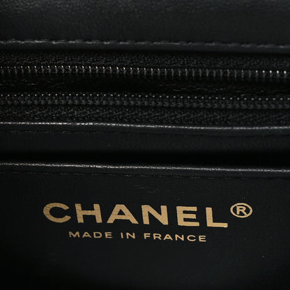 Chanel Lambskin Resin Crystal Square Quilted Mini Monacoco Flap Black 6 of 10