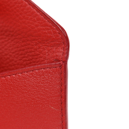 Prada Vitello Grain Envelope Wallet Rosso 8 of 10