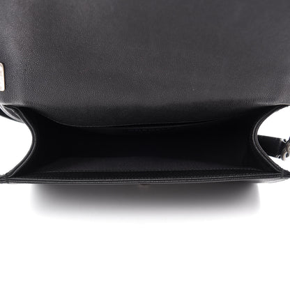 Chanel Caviar Quilted Medium Boy Flap Black 5 of 11