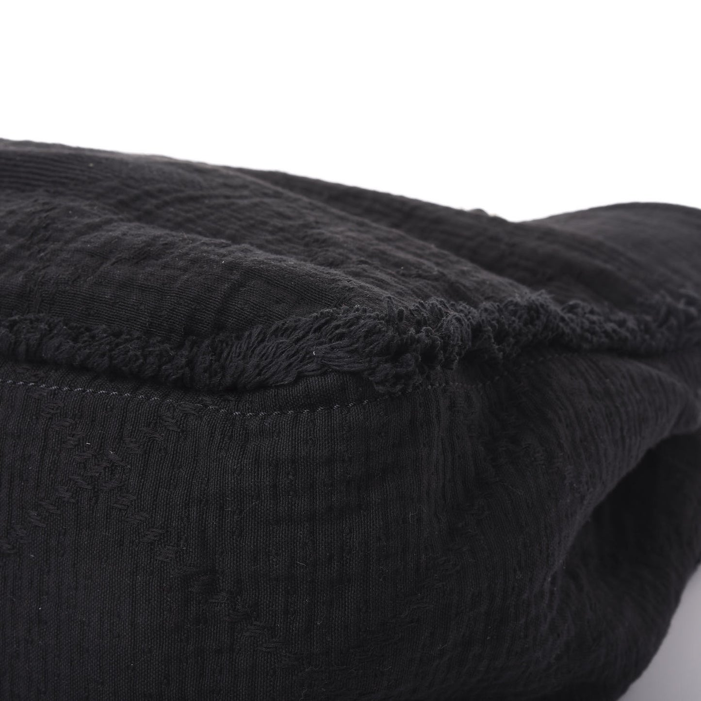 Canvas Extra Large Double Face Shopping Tote Black