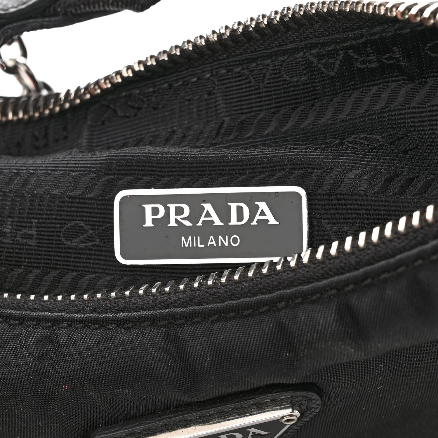 Prada Nylon Re-Edition 2005 Shoulder Bag Black 6 of 11