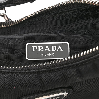 Prada Nylon Re-Edition 2005 Shoulder Bag Black 6 of 11