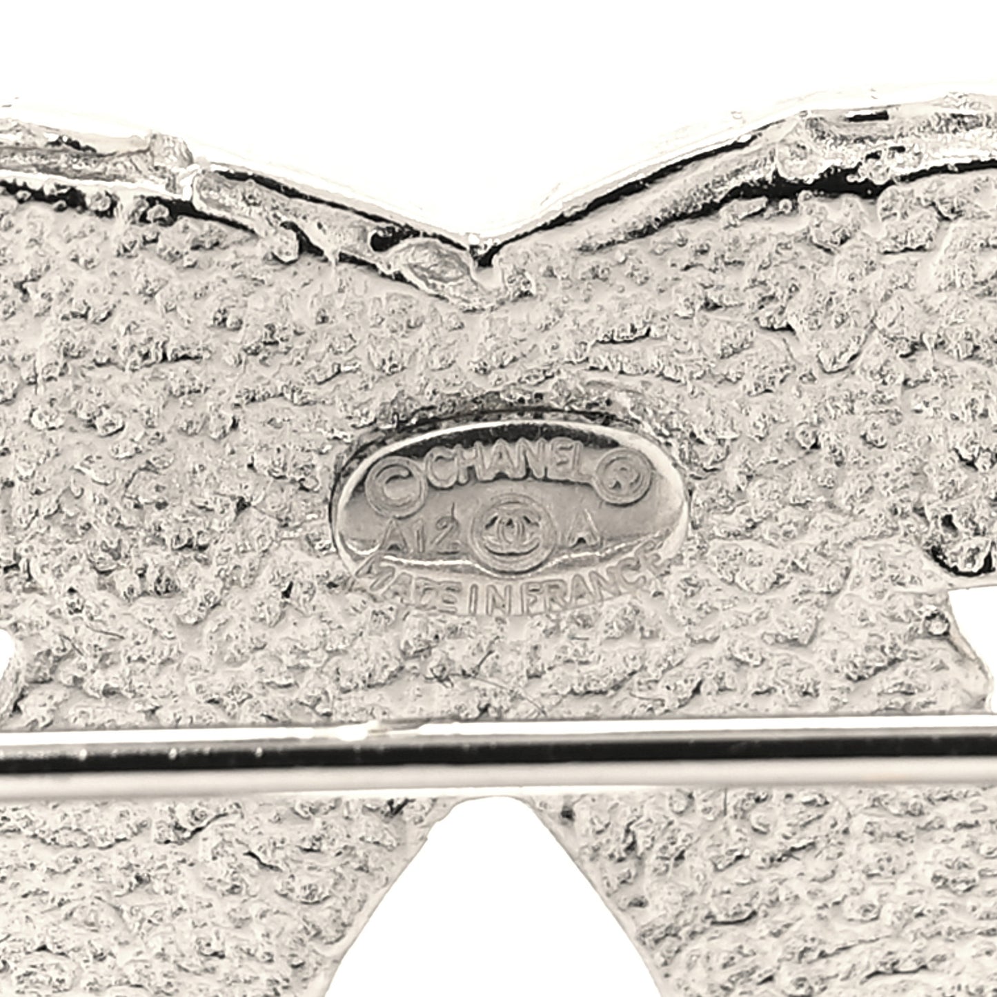 Crystal CC Brooch Silver