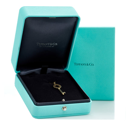 Tiffany 18K Rose Gold Ruby Atlas Pierced Key Pendant 5 of 5