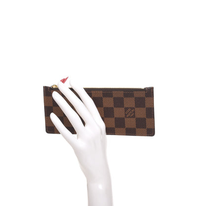 Louis Vuitton Damier Ebene Josephine Wallet Zippered Insert 2 of 7