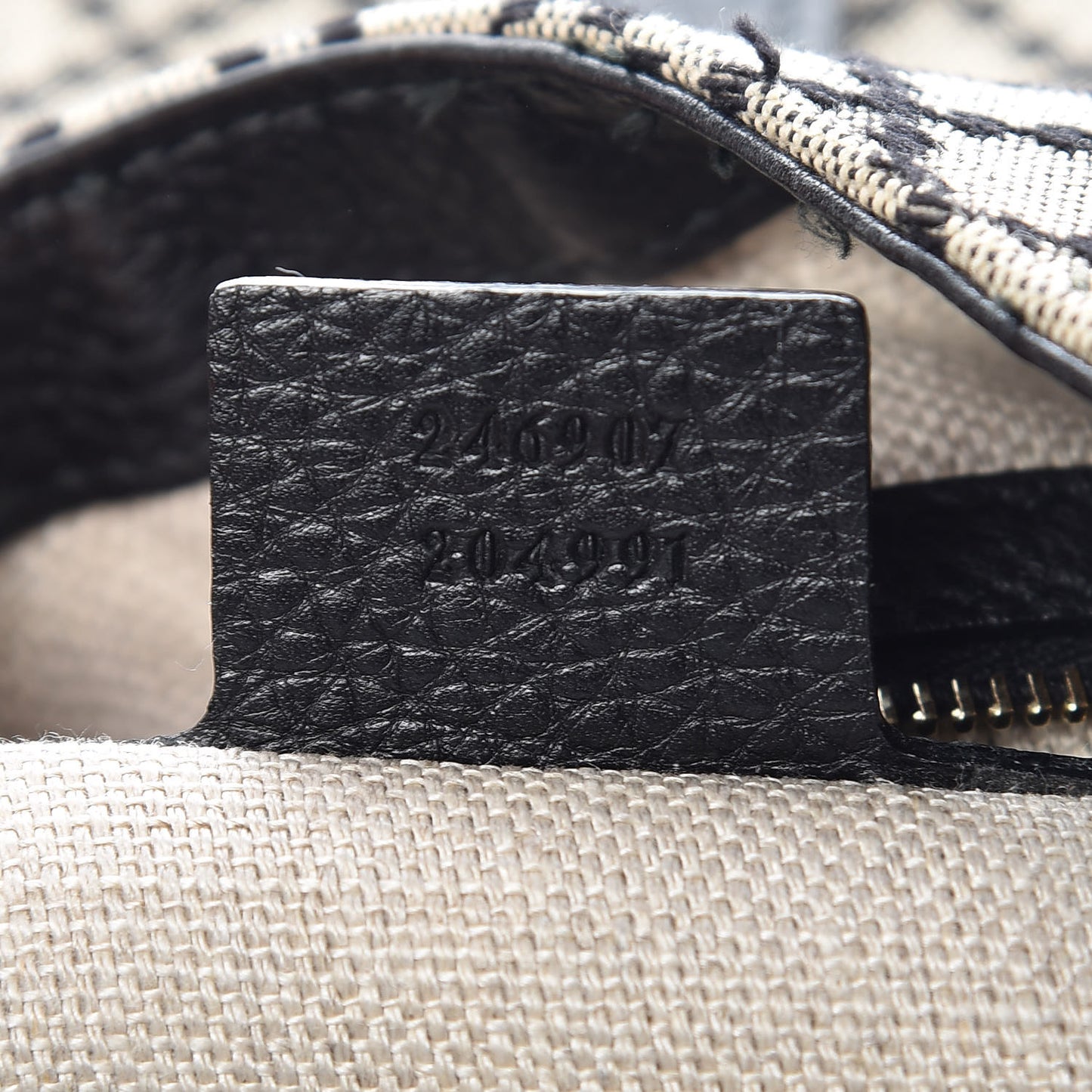 Diamante Medium New Jackie Shoulder Bag Black