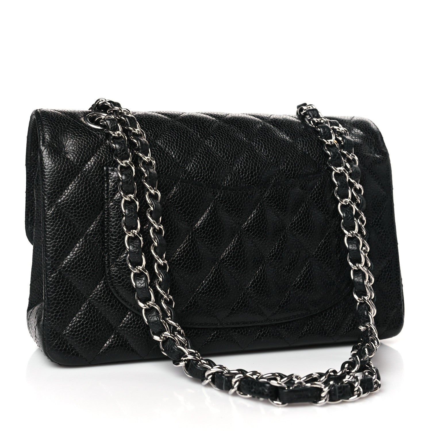 Chanel Caviar Quilted Small Double Flap Black 3 of 10