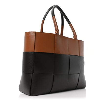 Bottega Veneta Nappa Maxi Intrecciato Medium Arco Tote Fondant Wood 4 of 10