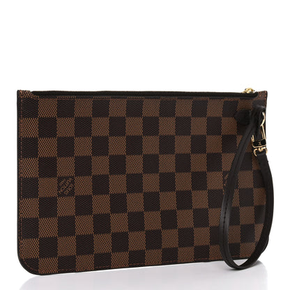 Louis Vuitton Damier Ebene Neverfull MM GM Pochette 3 of 8