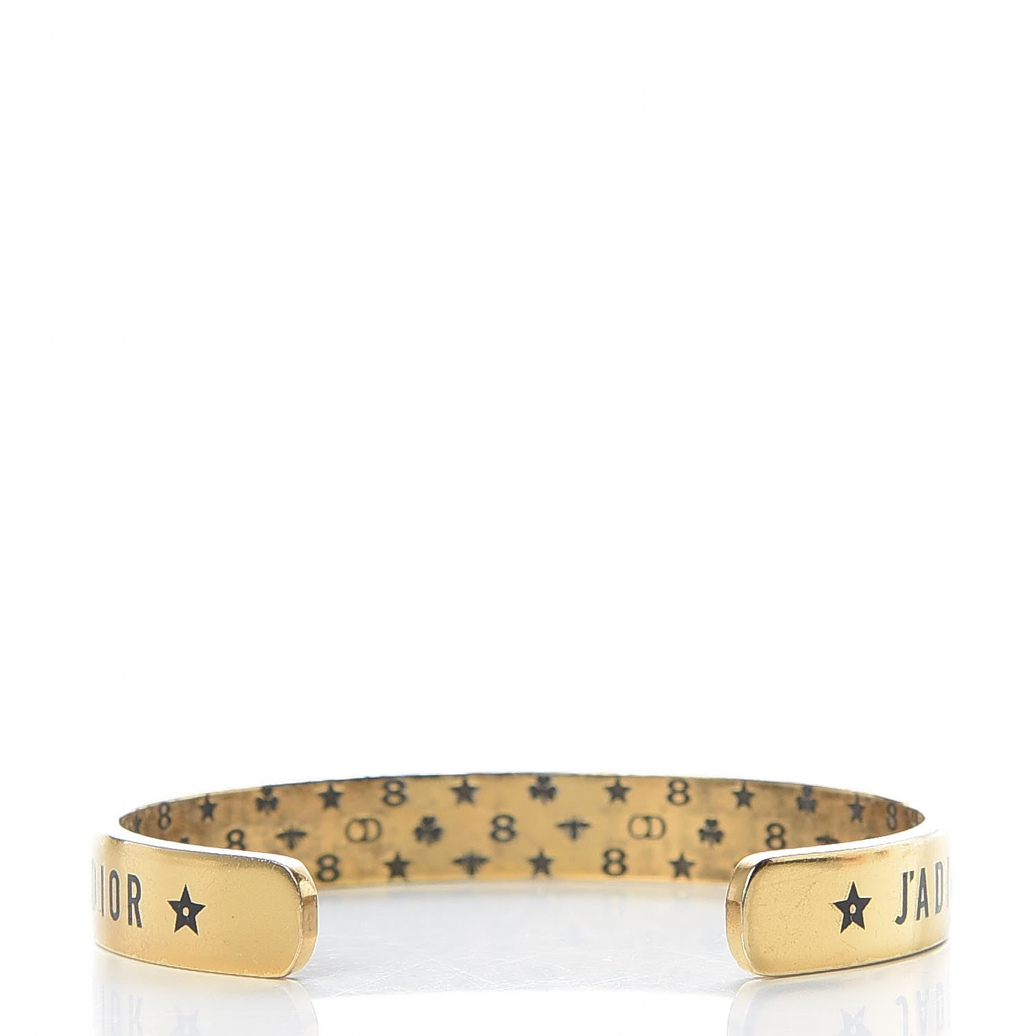 Christian Dior Metal J'Adior Cuff Gold 2 of 6