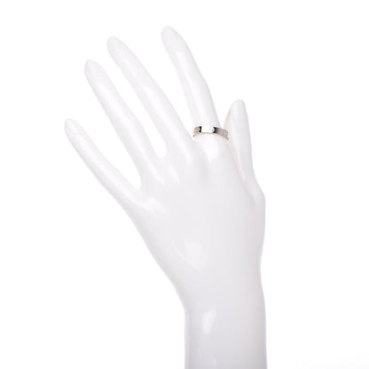 Cartier 18K White Gold 3.5mm LOVE Wedding Band Ring 58 8.25 2 of 6