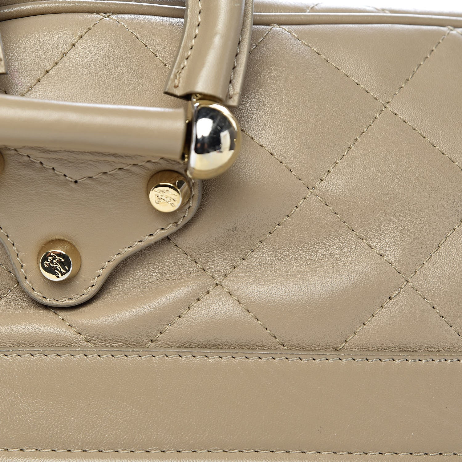 Burberry Lambskin Quilted Westbury Tote Beige 14 of 21